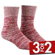 Damella Strømper Wool Soft Socks Rød Str 35/38 Dame