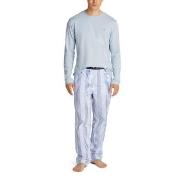 Tommy Hilfiger Original Long Sleeve Pyjama Set Lysblå bomull X-Large H...