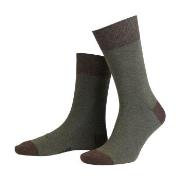 Amanda Christensen Strømper 3P True Contrast Ankle Sock Oliven Str 39/...