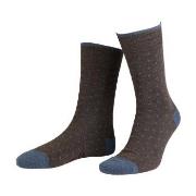 Amanda Christensen Strømper 3P True Dot Ankle Sock Brun Str 47/50