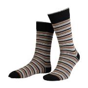 Amanda Christensen Strømper True Multi Stripe Ankle Sock Rød/Svart Str...