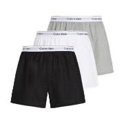 Calvin Klein 3P Slim Boxers Mixed bomull Large Herre