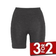 Damella Truser Wool And Silk Shorts Mørkgrå  ull 42 Dame