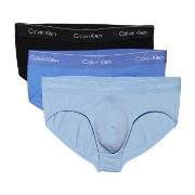 Calvin Klein 3P Icon Cotton Briefs Svart/Blå bomull Small Herre