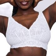 PrimaDonna BH Salerno Wireless Bralette Benhvit D 80 Dame