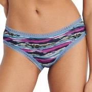 Sloggi Truser 3P GO Crush Hipster Briefs Blå/Grønn bomull Large Dame