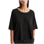 Marc O Polo Lounge Cropped Top Svart bomull X-Large Dame