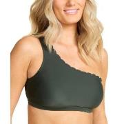 Damella Nora Wavy Bikini Top Mørkgrørnn  46 Dame