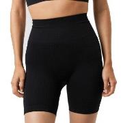 Björn Borg Studio Seamless Ribbed Shorts Svart polyamid X-Large Dame