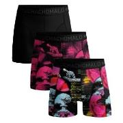 Muchachomalo 3P Cotton Stretch Binary Boxer Svart mønstret bomull Larg...