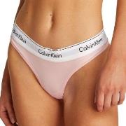 Calvin Klein Truser Icon Cotton Modal Thong Rosa Large Dame