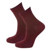 Trofe Bamboo Loose Socks Strømper Vinrød  Str 39/42 Dame