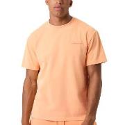 Björn Borg Oversized Washed T-shirt Oransje bomull Medium Herre