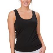 Trofe Basic Top 2P Svart bomull Small Dame