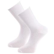 Trofe Bamboo Loose Socks Strømper Hvit Str 35/38 Dame
