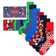 Happy socks Strømper 7P 7-Day Gift Box Multi-colour-2 bomull Str 41/46