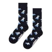 Happy socks Strømper Something Fishy Sock Svart bomull Str 36/40