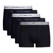 Tommy Hilfiger 5P Signature Cotton Essential Trunk Hvit/Marine bomull ...