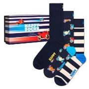 Happy socks Strømper 3P Navy Socks Gift Box Mixed Str 36/40