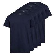 Claudio 5P Cotton T-Shirt Marine bomull XX-Large Herre