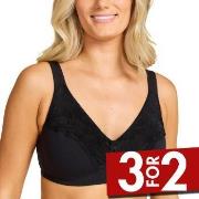 Damella BH Felice Soft Bra Svart bomull D 75 Dame