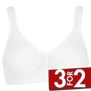 Damella BH Felice Soft Bra Hvit bomull E 95 Dame