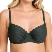 Damella Grace Wavy Bikini Bra Mørkgrørnn  F/G 38 Dame