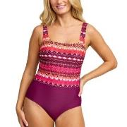 Damella Patricia Swimsuit Rosa Mønster 38 Dame
