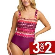 Damella Patricia Swimsuit Rosa Mønster 42 Dame
