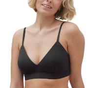 Pierre Robert BH Organic Cotton Triangle Bra Svart økologisk bomull Sm...