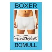 Pierre Robert For Men Cotton Boxer Hvit økologisk bomull X-Large Herre