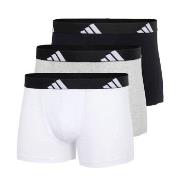 adidas 3P Active Flex Cotton Trunk Hvit/Grå bomull Medium Herre