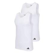 adidas 2P Active Flex Cotton Ergonomic Tank Top Hvit bomull XX-Large H...
