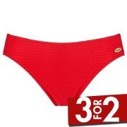 Damella Brigitte Textured Bikini Brief Rød nylon 44 Dame