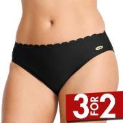 Damella Emily Wavy Bikini Brief Svart 36 Dame