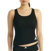 Adidas Sport Active Essentials 3 Stripes Tank Top Svart bomull XX-Larg...