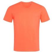 Stedman Clive Relaxed Men Crew Neck Aprikos ringspunnet bomull Small H...