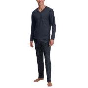 Calida Relax Streamline Pyjama Marine bomull Small Herre