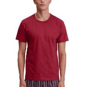 Calida Remix Basic Sleep T-shirt Rød bomull Small Herre