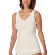 Schiesser Fine Rib Top Champagne bomull X-Large Dame