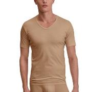 Calida Business V-Neck Undershirt Beige tencel Large Herre