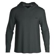 BOSS Waffle Hoodie Mørkgrørnn  X-Large Herre