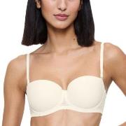 Triumph BH Signature Sheer Wired Balconette Bra Elfenben D 90 Dame