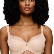Triumph BH BMU Illusion Curve Minimizer Bra Beige D 85 Dame