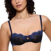 Triumph BH Comfort Glam Wired Balconette Bra Svart D 75 Dame