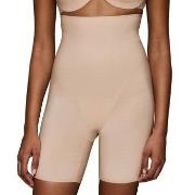Triumph Truser High Waist Medium Shaping Long Panty Beige Large Dame