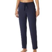 Schiesser Mix and Relax Long Modal Pants Blå modal 4XL Dame