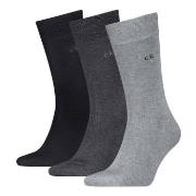 Calvin Klein Strømper 3P Classic Socks For Men Grå Str 39/42 Herre