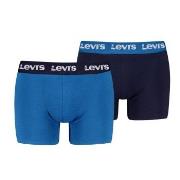 Levis 2P Repeat Logo Boxer Brief Marine/Blå bomull Small Herre