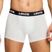 Levis 2P Repeat Logo Boxer Brief Hvit bomull Medium Herre